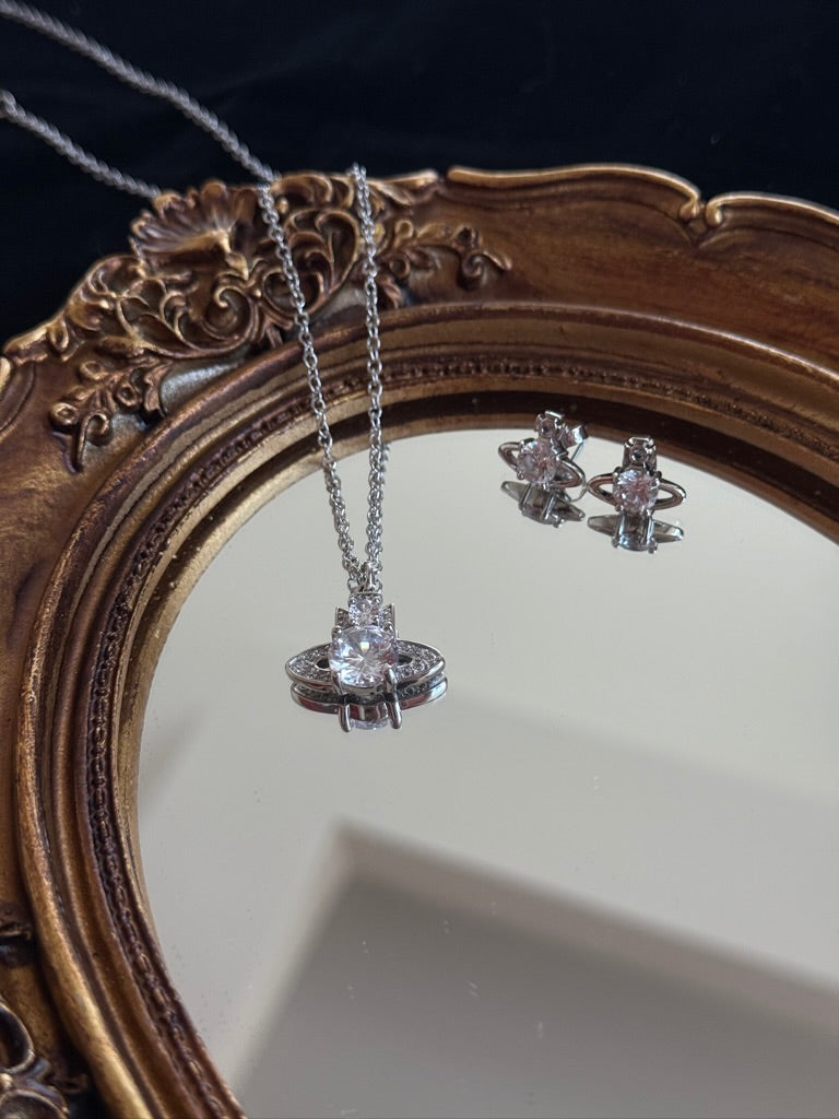 Vivienne Westwood Orb Crystal Necklace