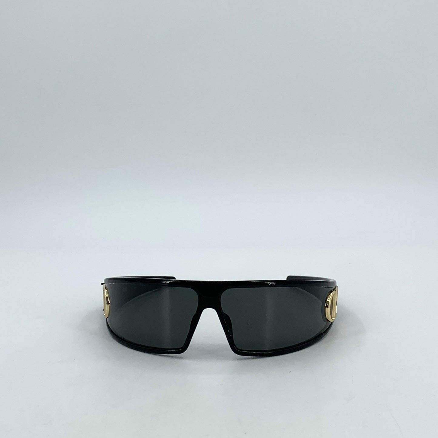 Dior CD Logo Black Shield Sunglasses