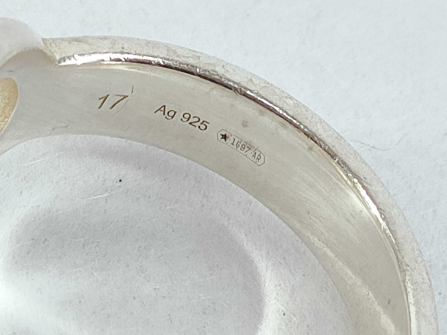 Vintage Gucci Silver GG Ring (S925)