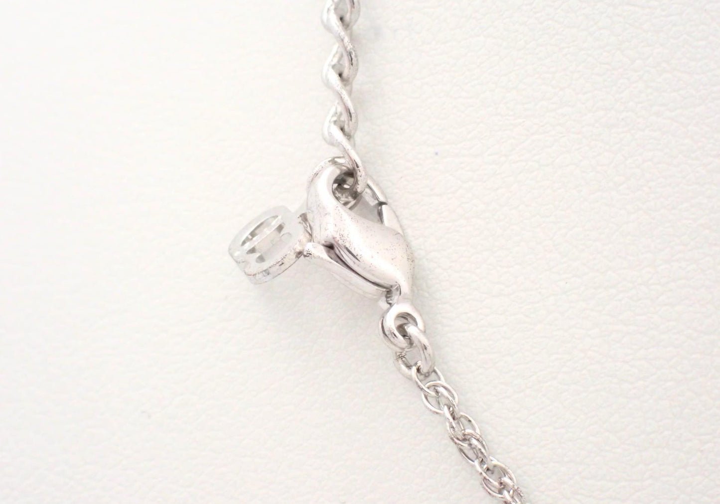 Vintage Dior Pearl Logo Vertical Necklace