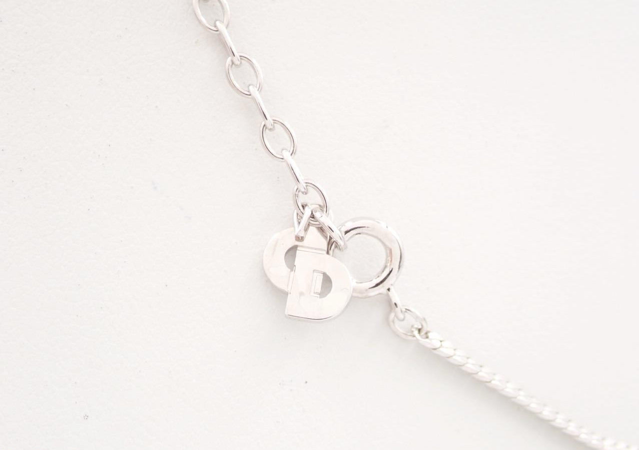 Vintage Dior Emerald-Green Pavé Crystal Necklace