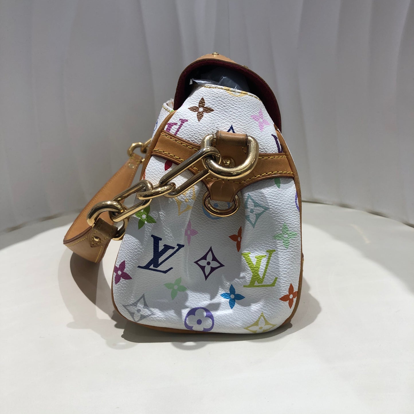 Louis Vuitton Multicolor Beverly Shoulder Bag – White Monogram, Large