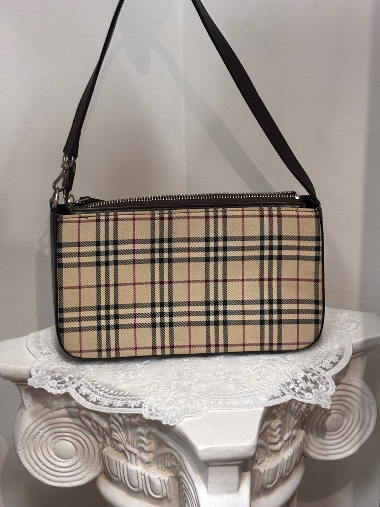 Burberry Vintage Nova Check Shoulder Bag