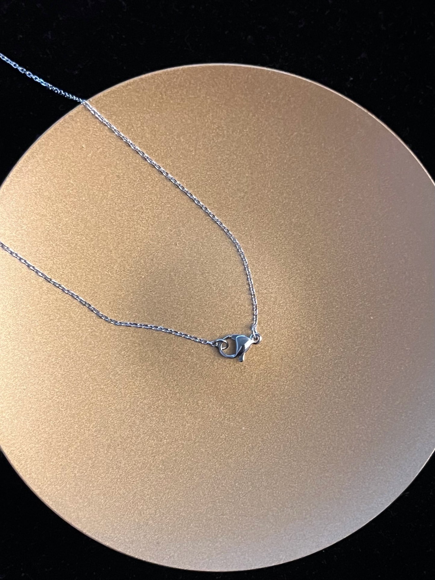 Hermès H Cube Pendant Necklace – White & Silver Tone