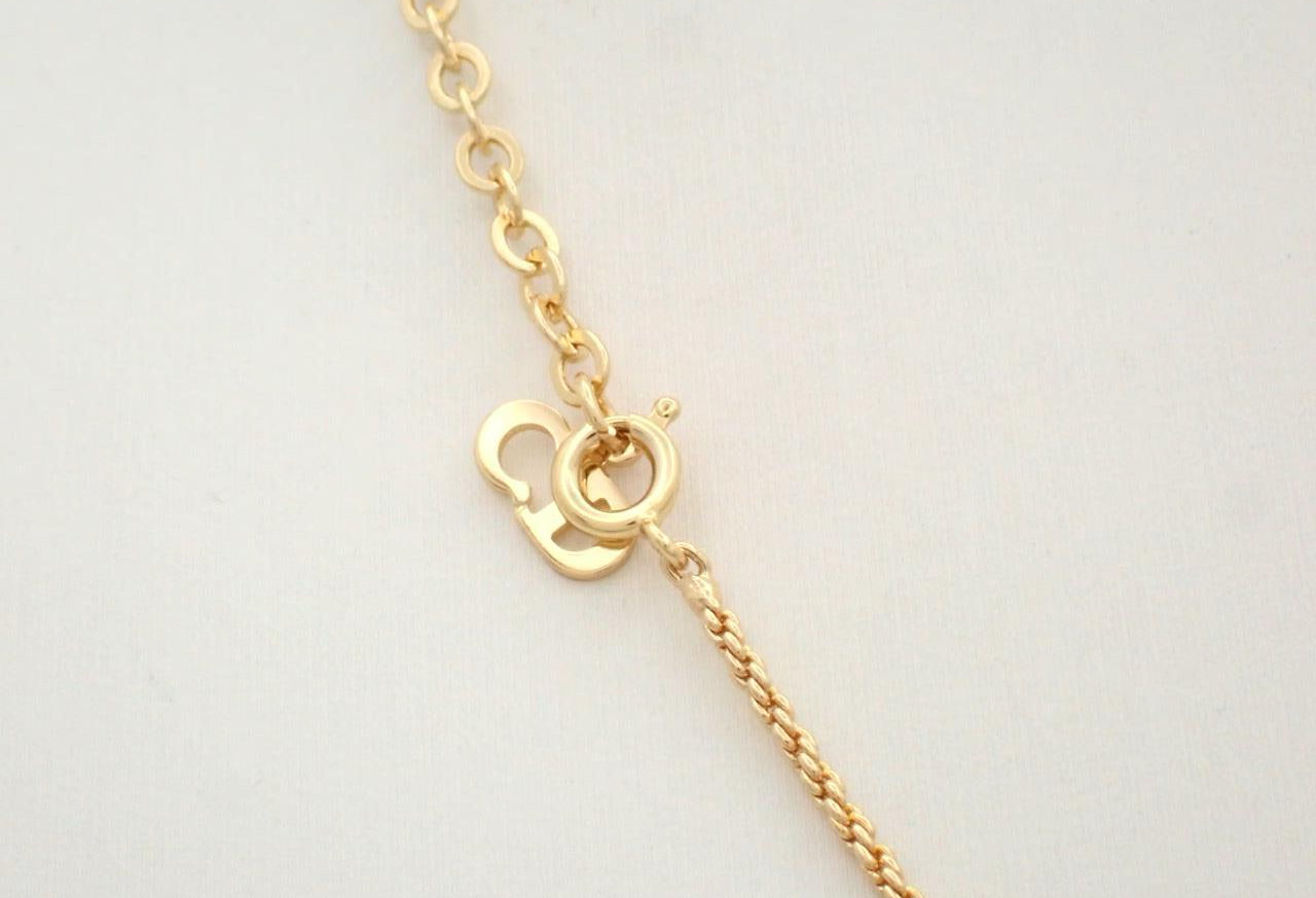 Dior 1980s Classic Gold-Tone Braided Choker Necklace