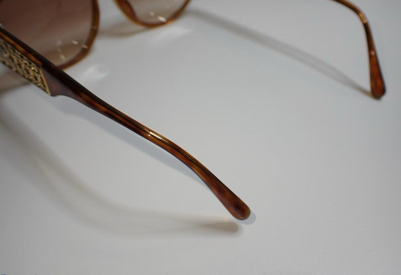 Vintage Dior Honey Tortoise Sunglasses