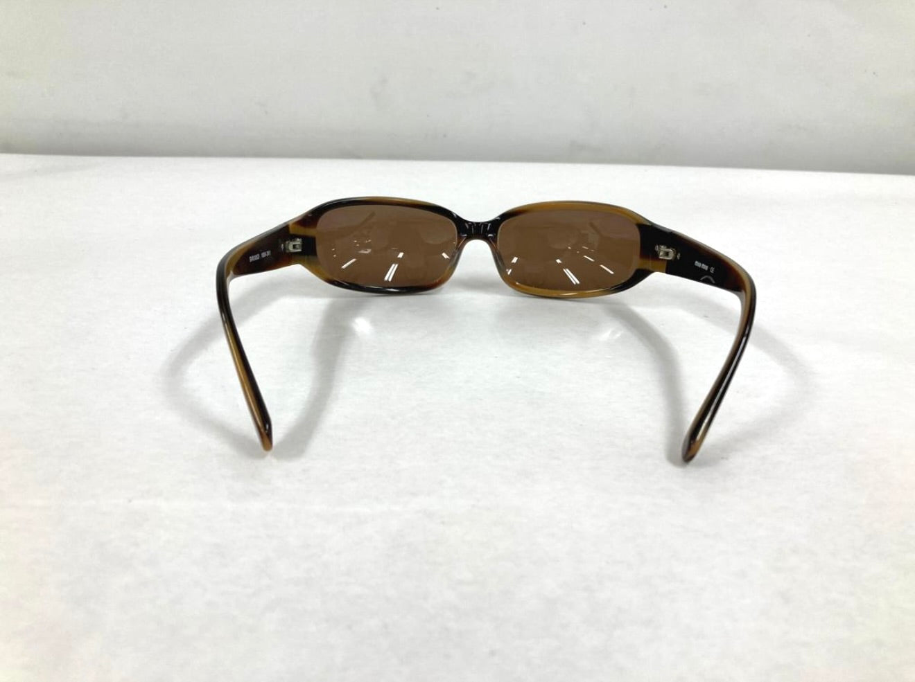 Miu Miu Vintage Oval Tortoiseshell Sunglasses