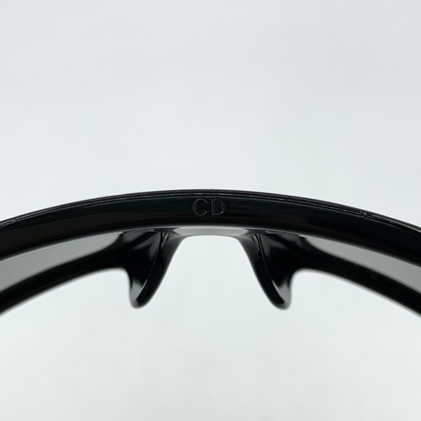 Dior CD Logo Black Shield Sunglasses