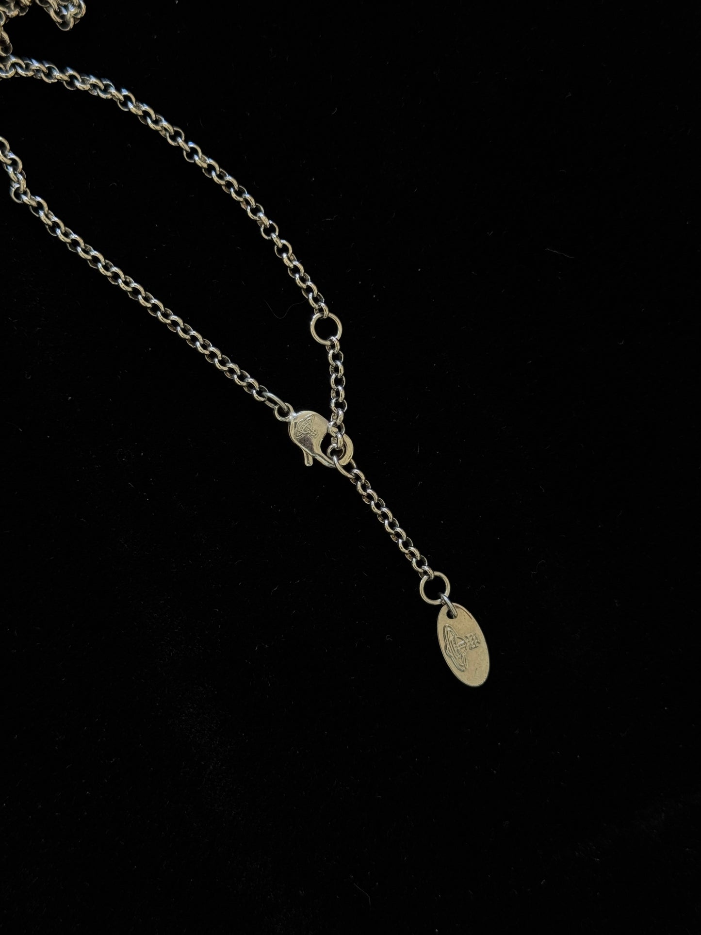 Vivienne Westwood Pink Crystal Orb Pendant Necklace