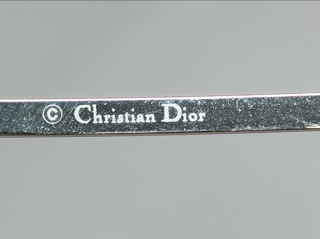Dior Y2K Silver Rimless Gradient Sunglasses
