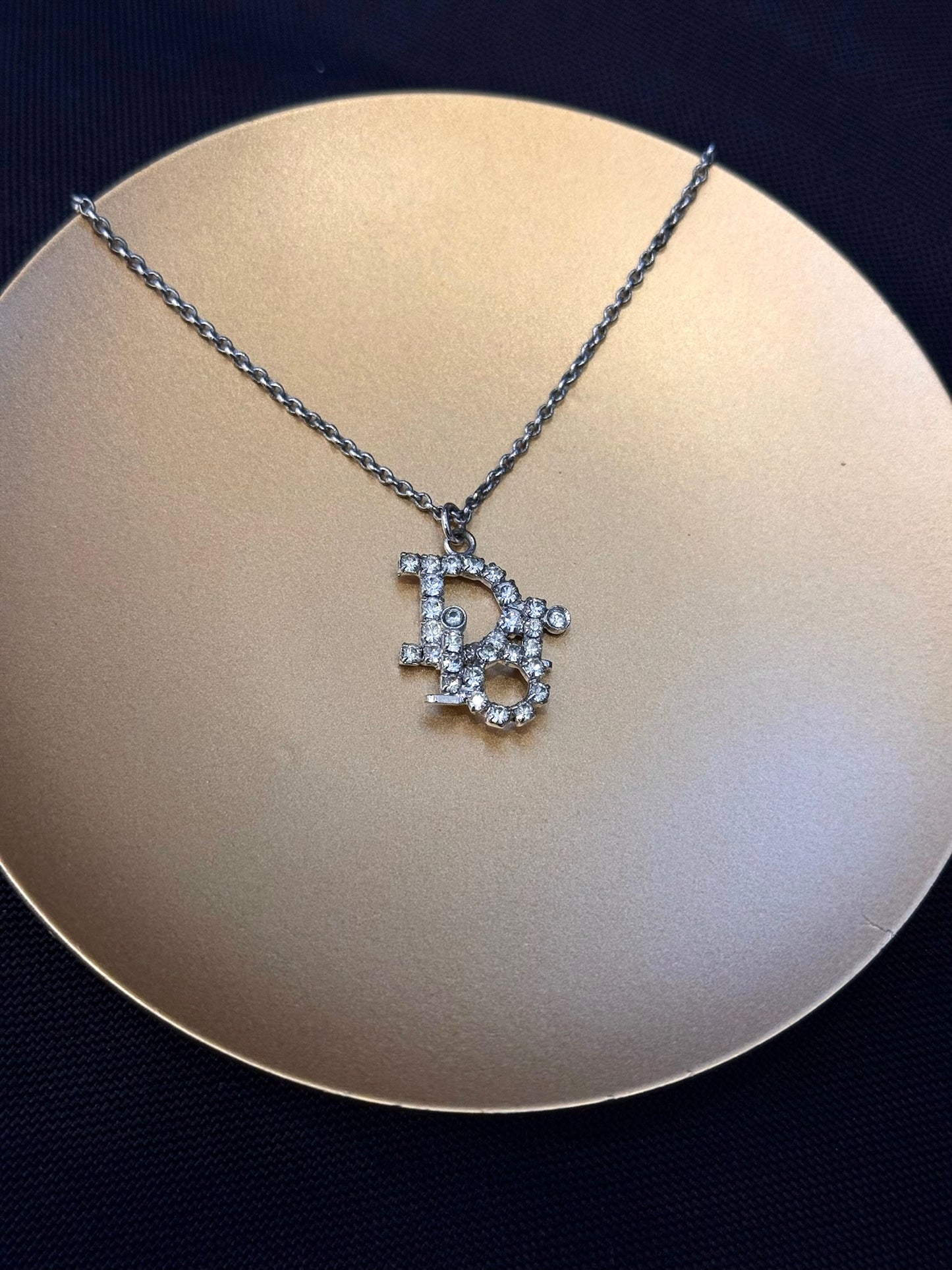 Vintage Dior Large Full Rhinestone Dior Necklace