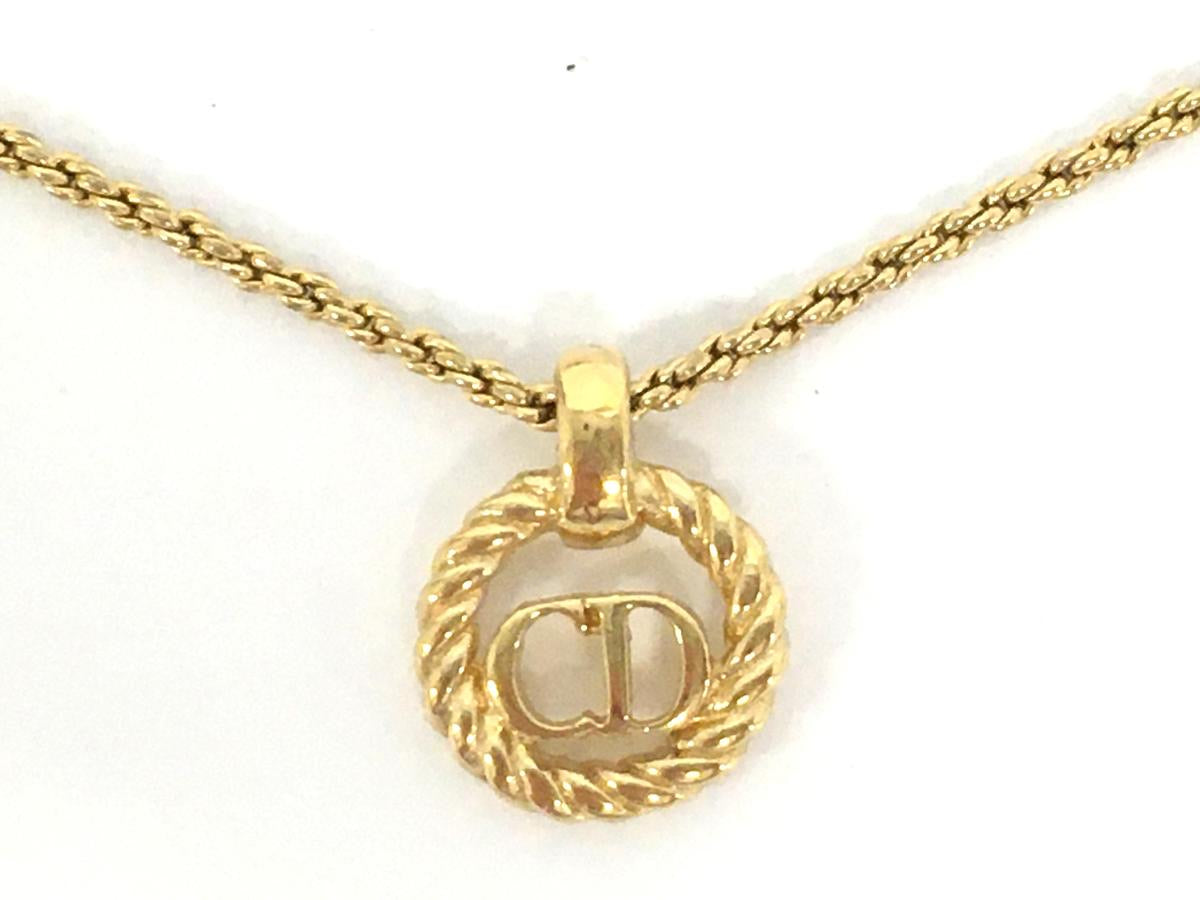 Dior 1980s Classic Gold-Tone Braided Choker Necklace