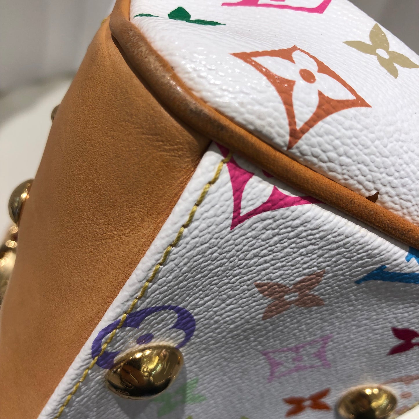 Louis Vuitton Multicolor Beverly Shoulder Bag – White Monogram, Large