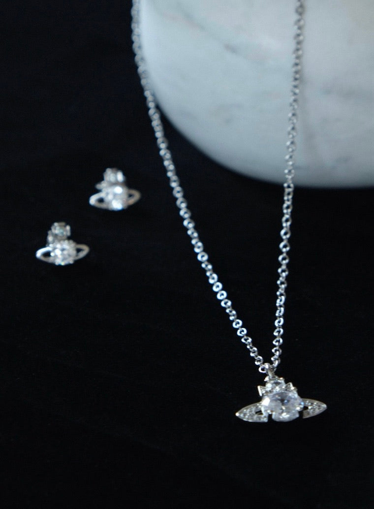 Vivienne Westwood Orb Crystal Necklace