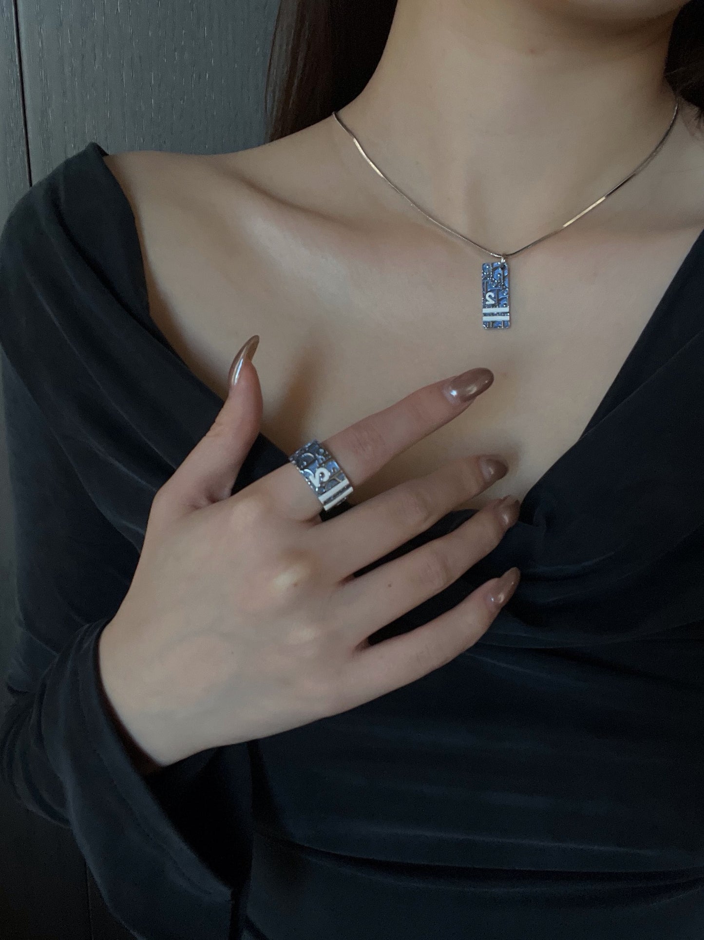 Vintage Dior Blue No.2 Rasfarari Collection Ring