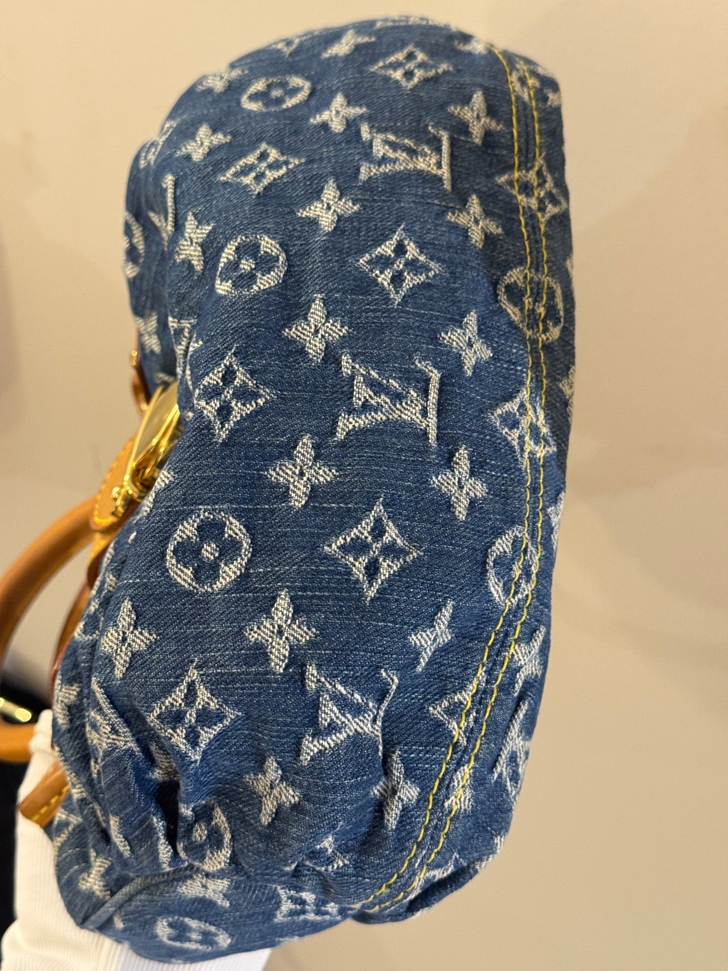Louis Vuitton Denim Pleaty Mini Shoulder Bag