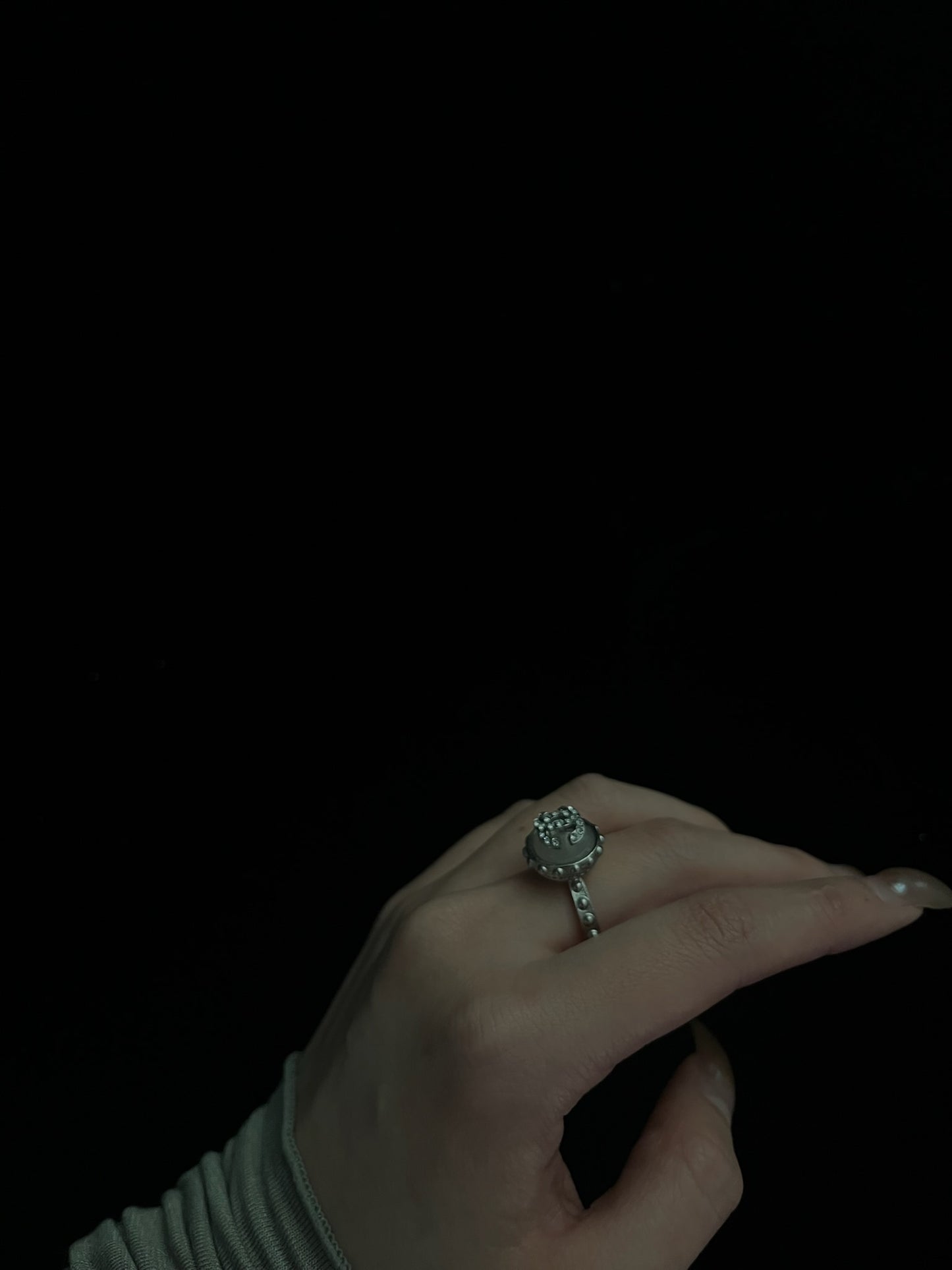 Vintage Chanel 2002 Moonlight Pearl Ring