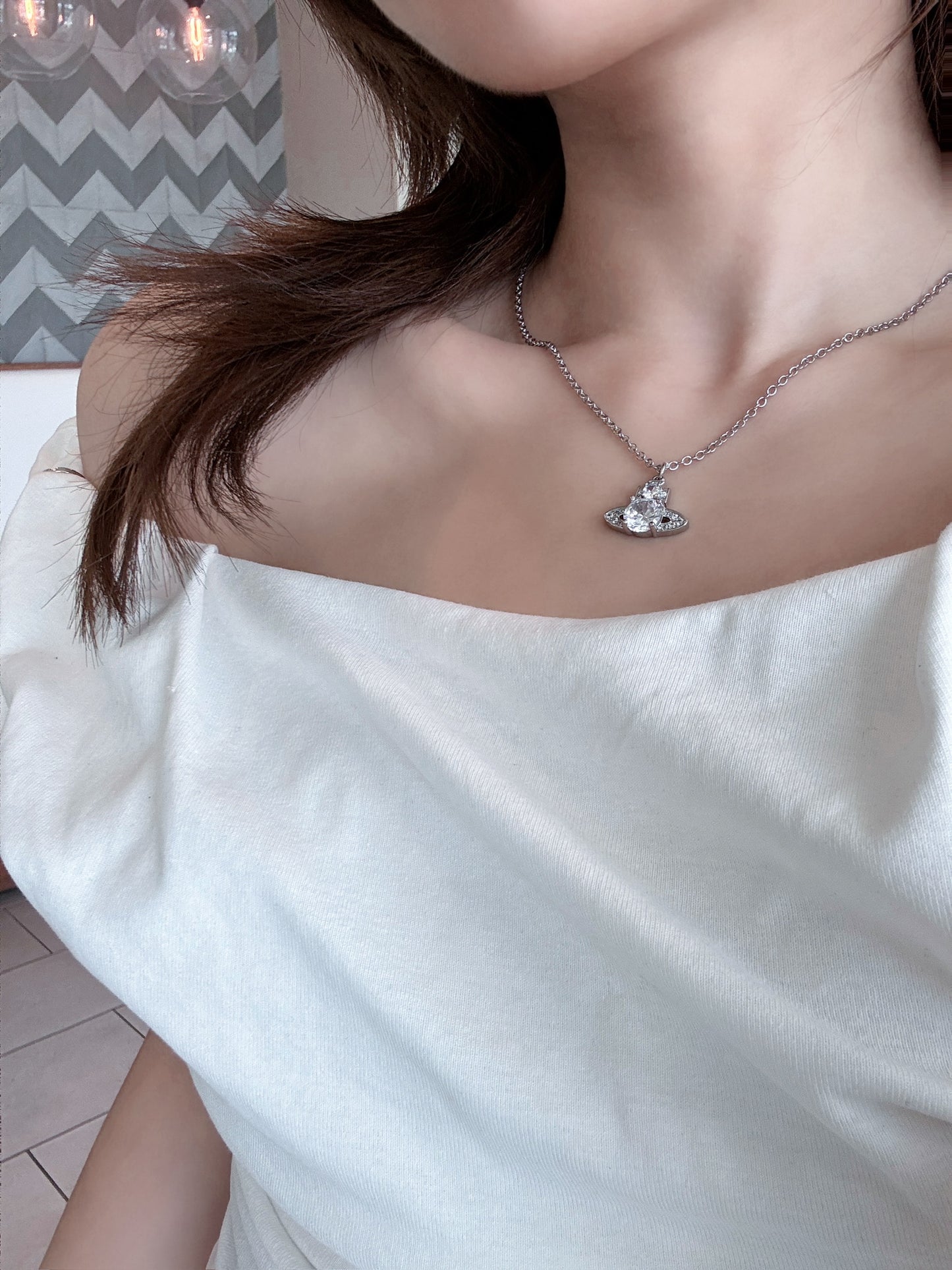 Vivienne Westwood Orb Crystal Necklace