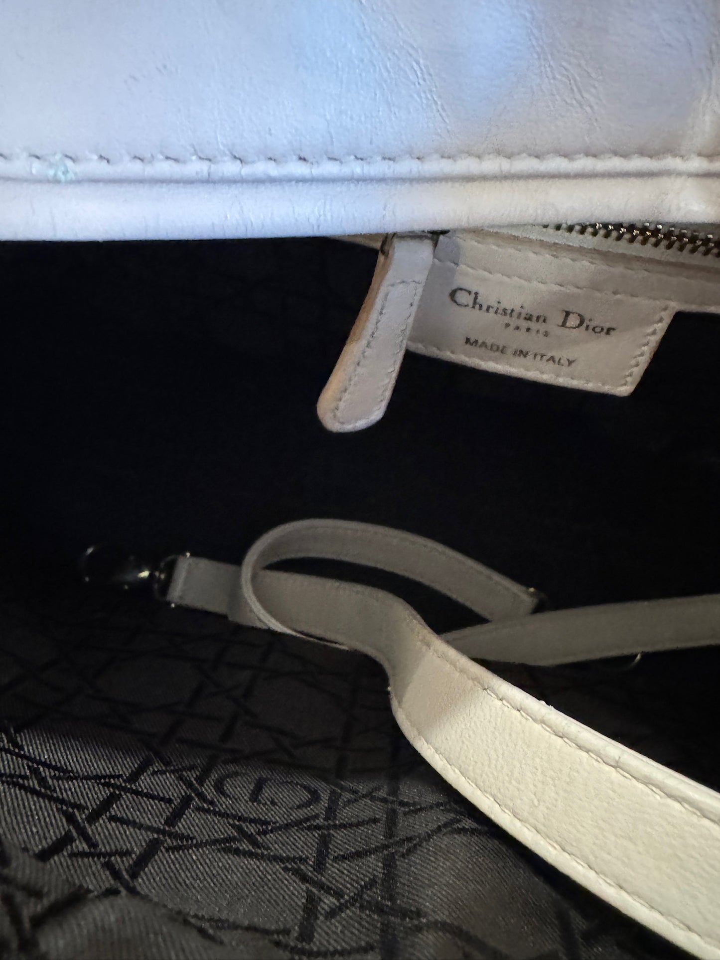 Dior Lady Dior Cannage Quilted Leather Large Tote Bag – Pink