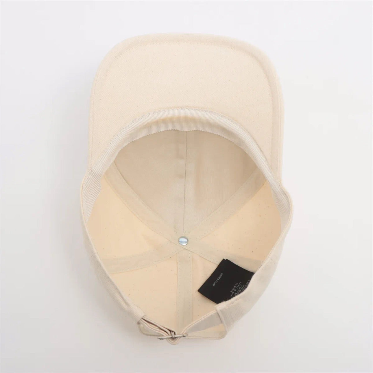 Saint Laurent Off-White Embroidered Logo Baseball Cap