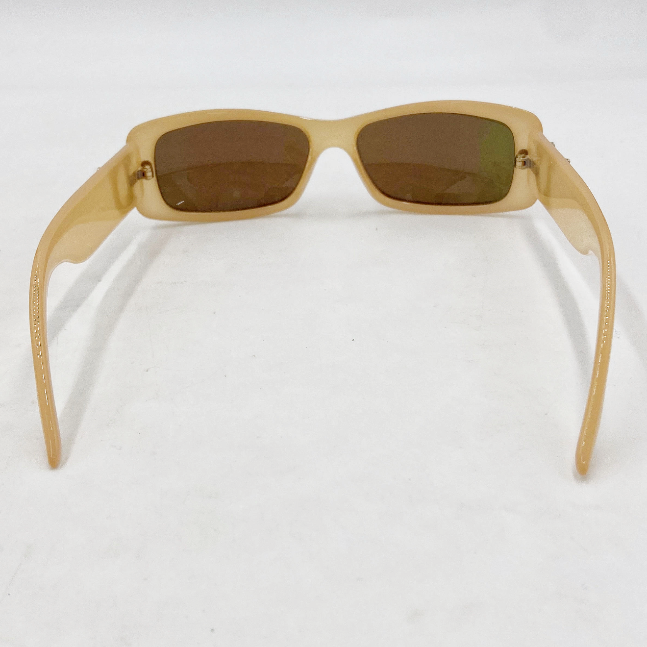 Dior Vintage Blush Nude Sunglasses with Crystal ‘D’ Logo