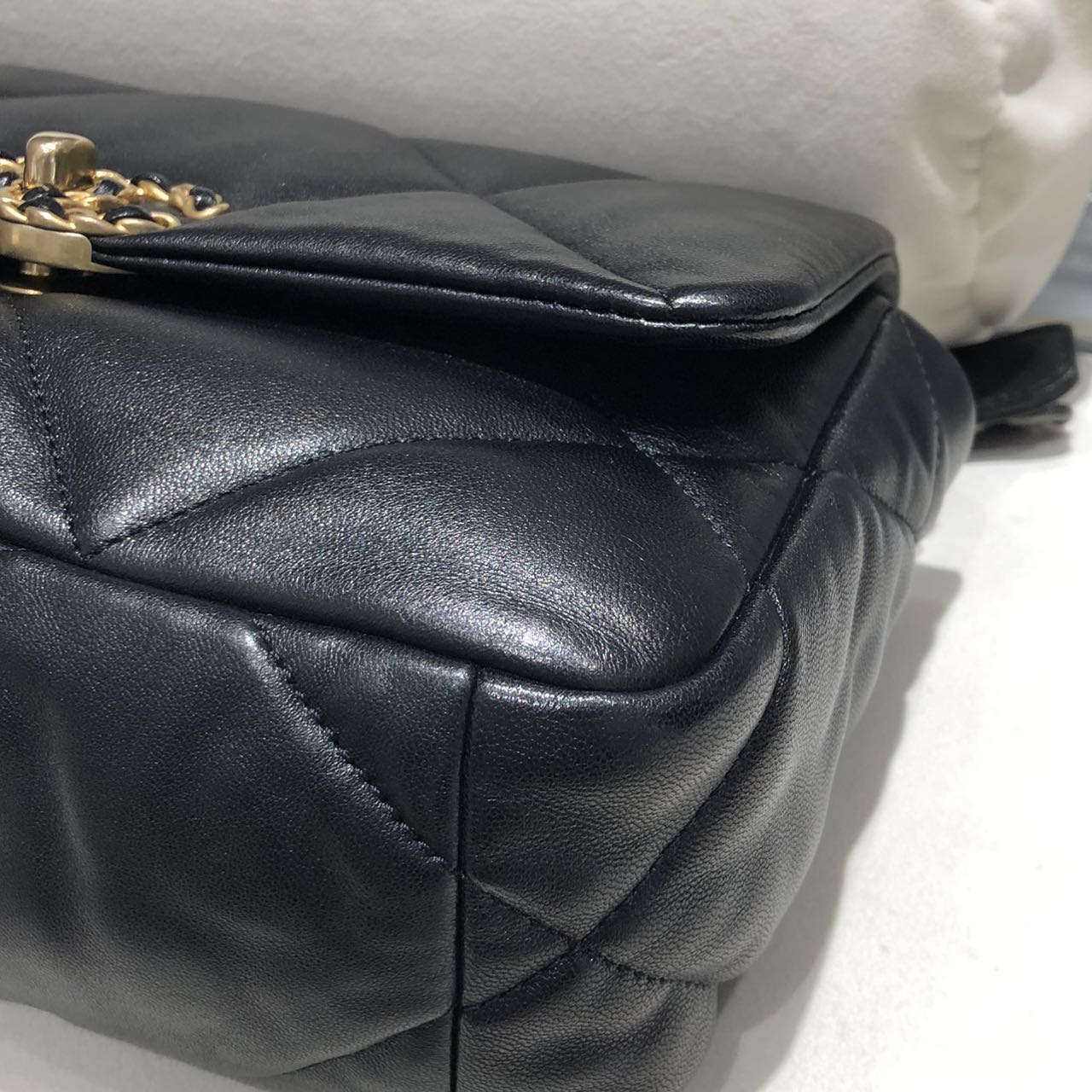 Chanel 19 Bag Black & Gold Small Size - New with Chip
