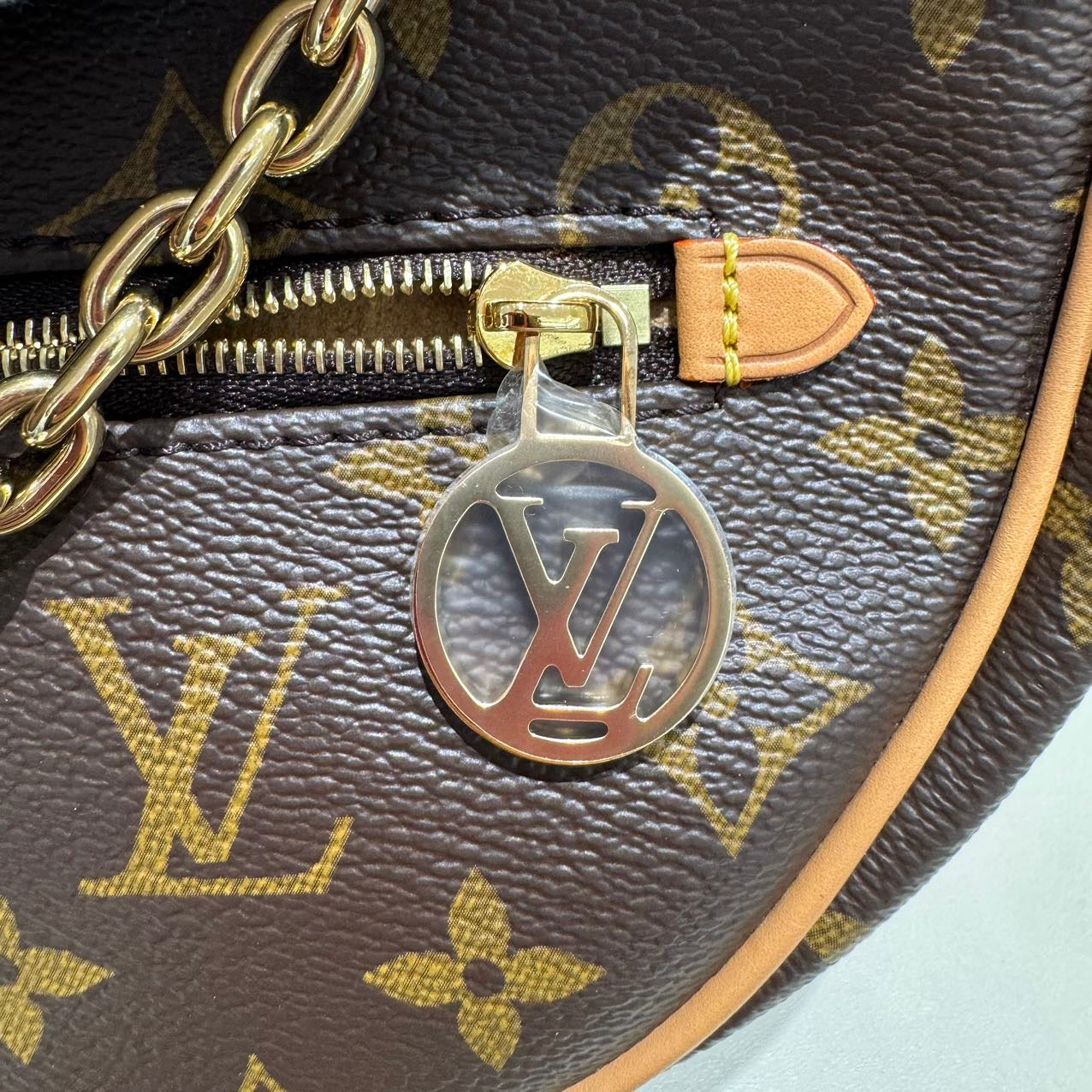 Louis Vuitton Loop Monogram Chain-Accent Shoulder Bag