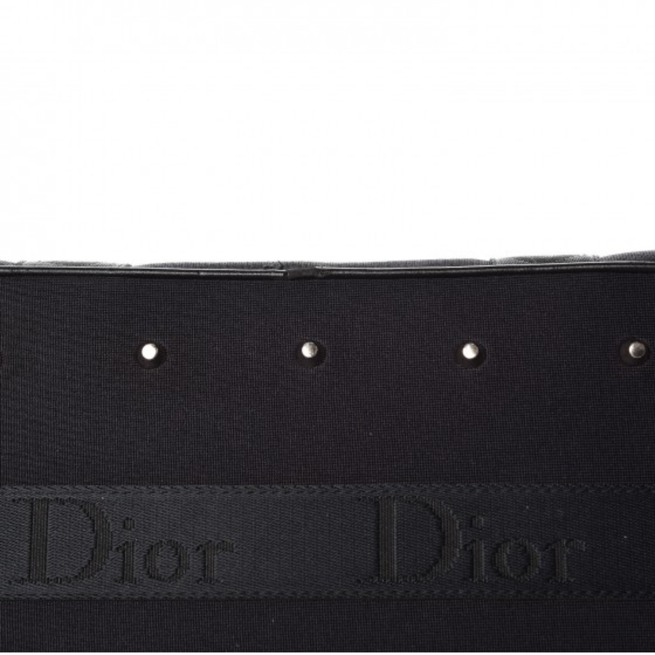 Dior Vintage Black Chic Bowling Bag