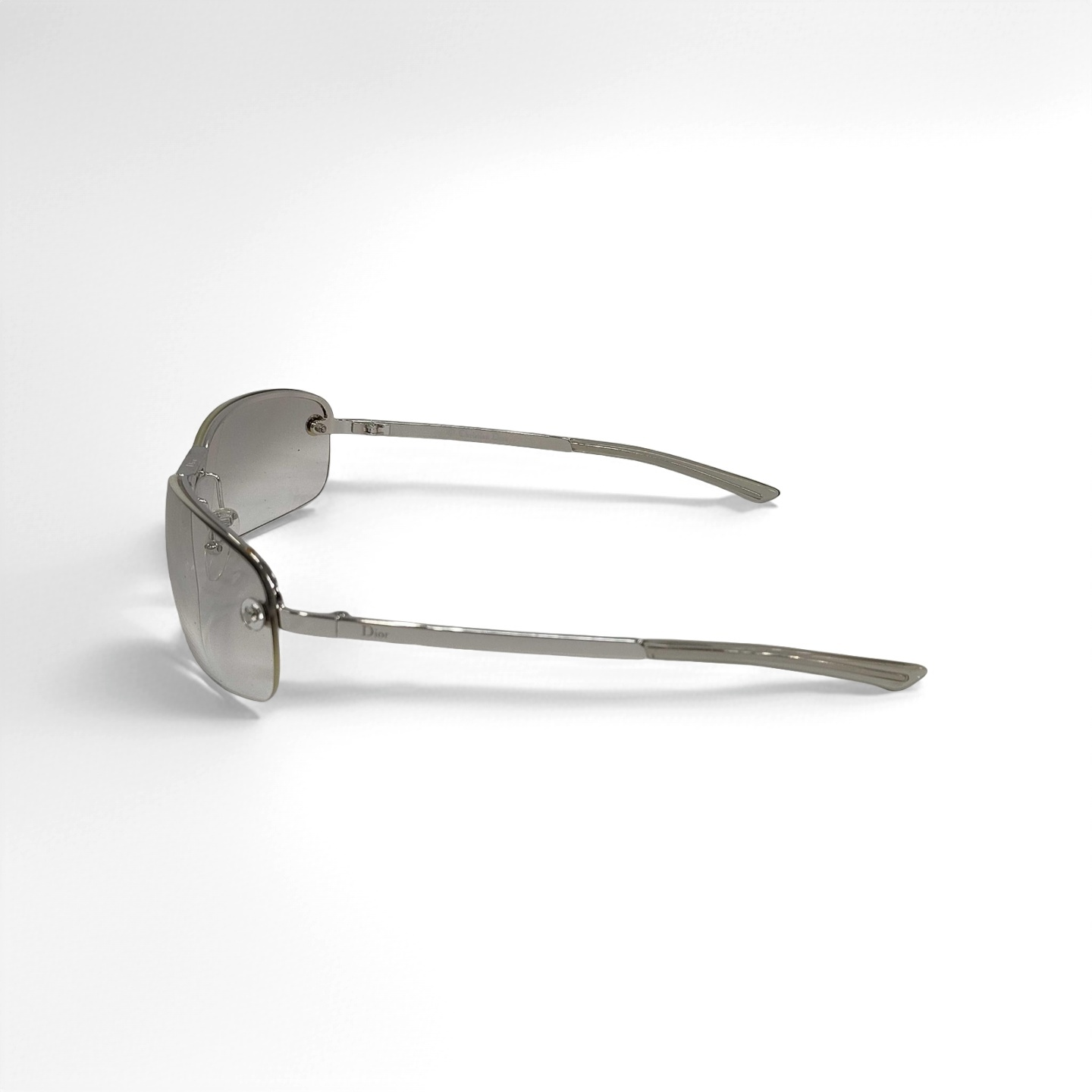 Dior Y2K Silver Rimless Gradient Sunglasses