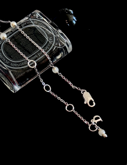 Dior Vintage Star & Pearl Charm Necklace