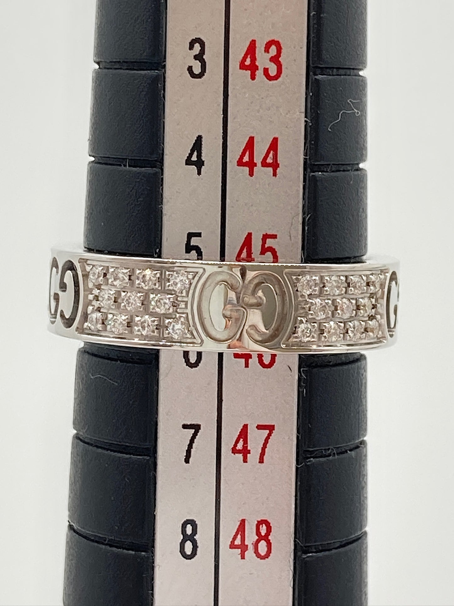 Gucci Stardust 18K White Gold Full Diamond Ring