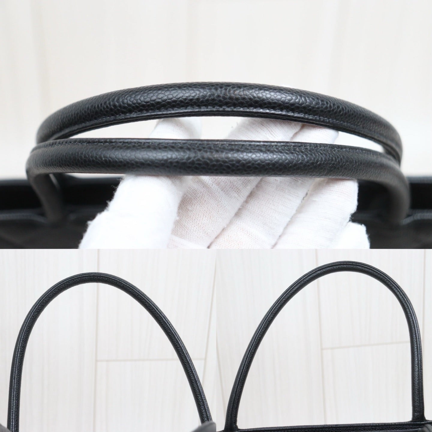 Chanel Black Quilted CC Tote Bag