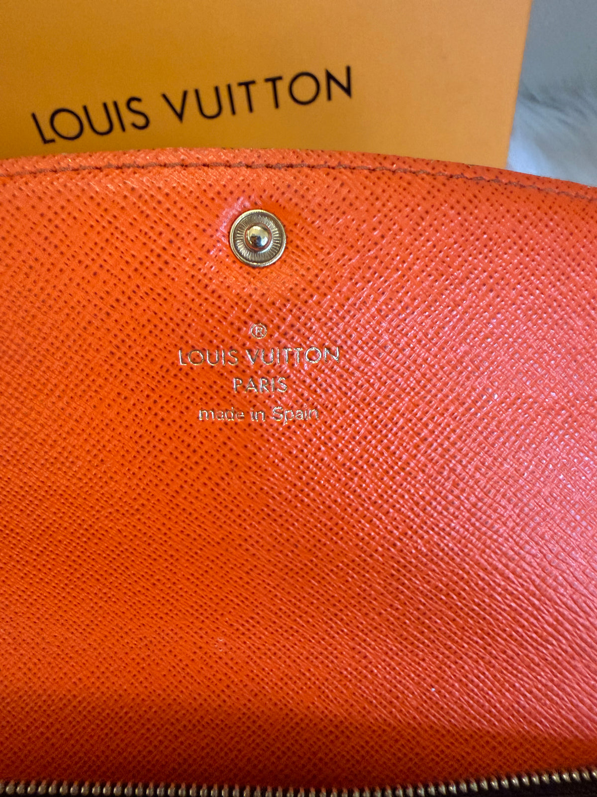 LV Leather clutch bag