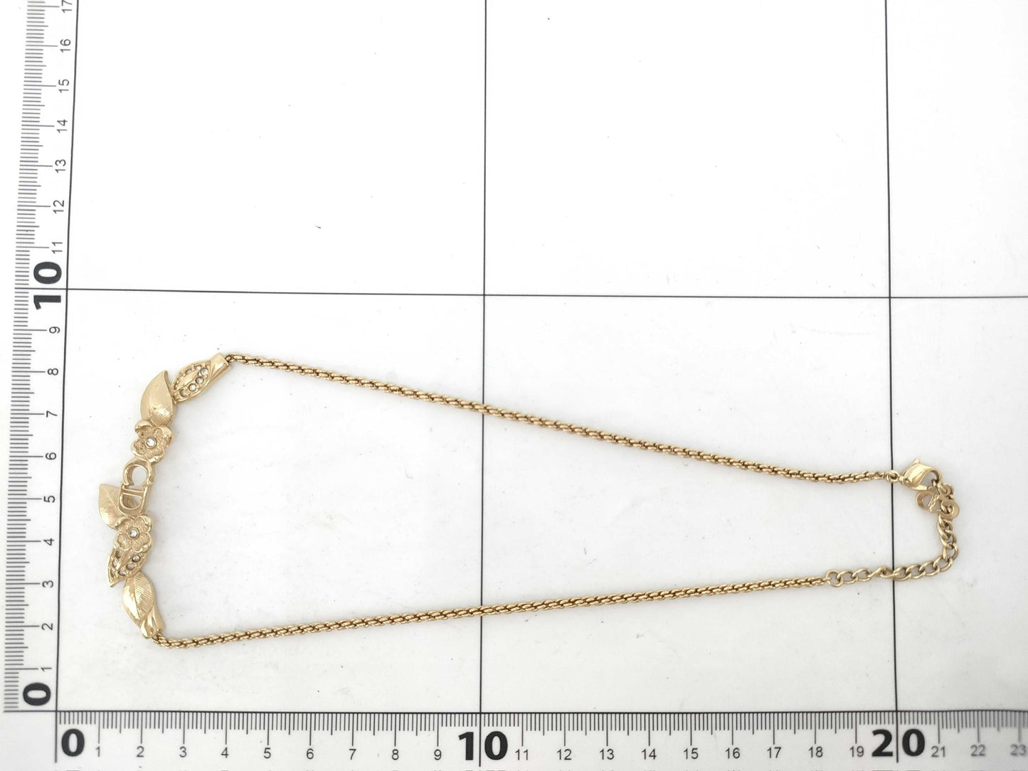 Vintage Dior Golden Branch & Leaf CD Choker