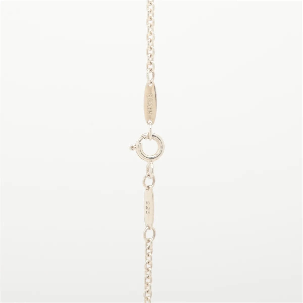 Tiffany & Co. Silver Heart Drop Pearl Necklace