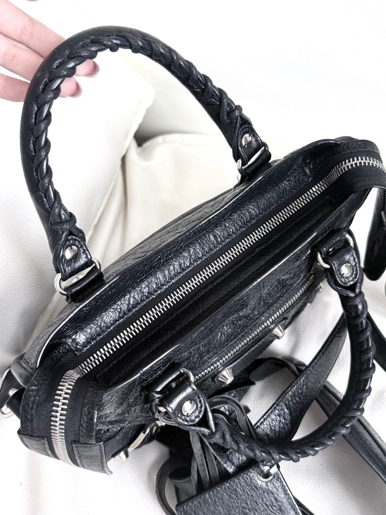 Balenciaga Classic City Mini Bag – Black Silver