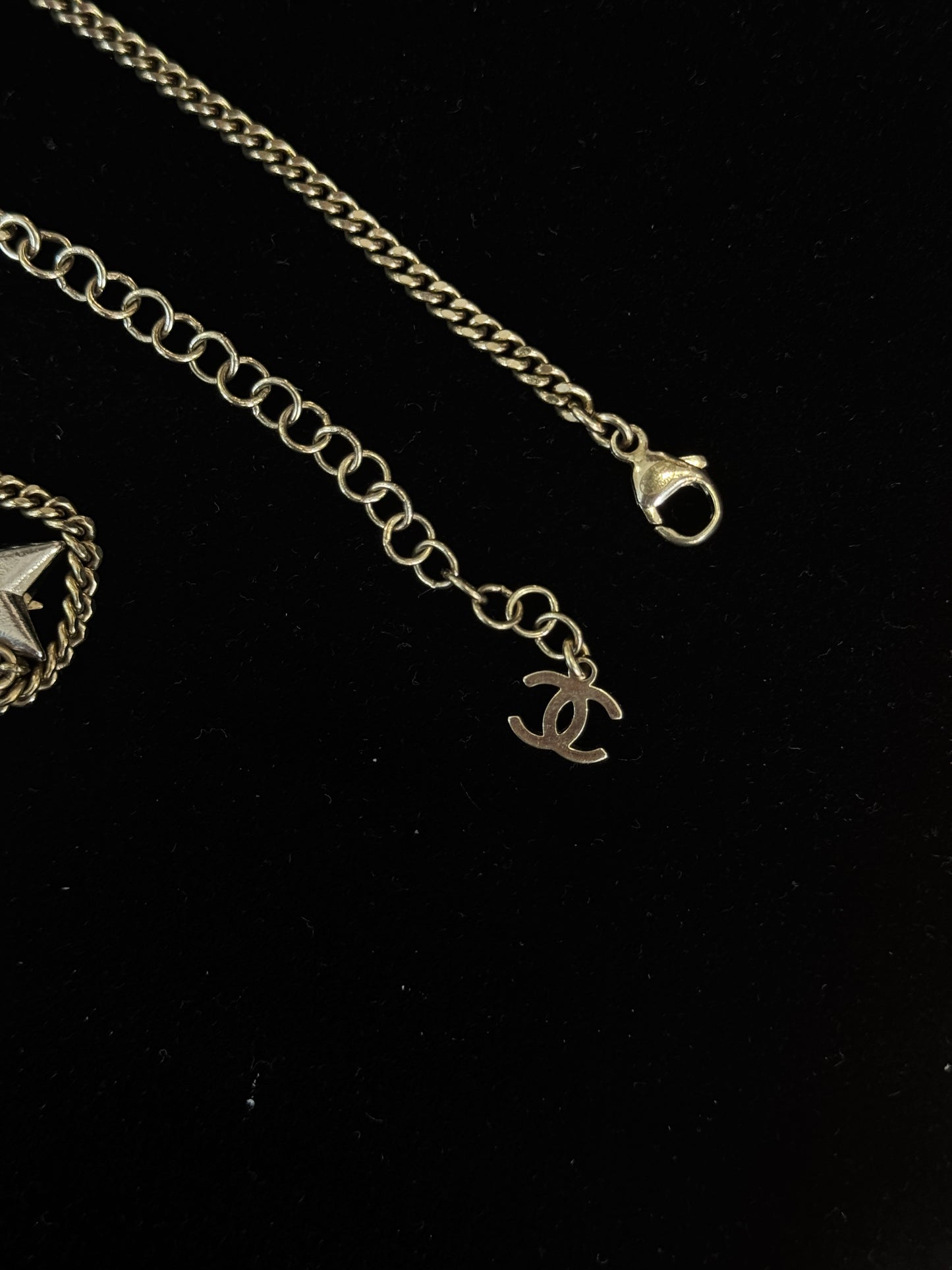 Chanel 2023 Stars and Hearts Drop Necklace