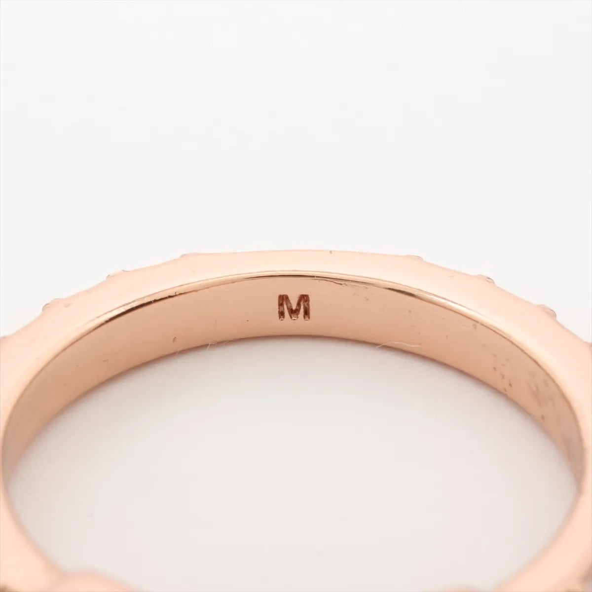 Dior Rose Gold Logo Crystal Ring