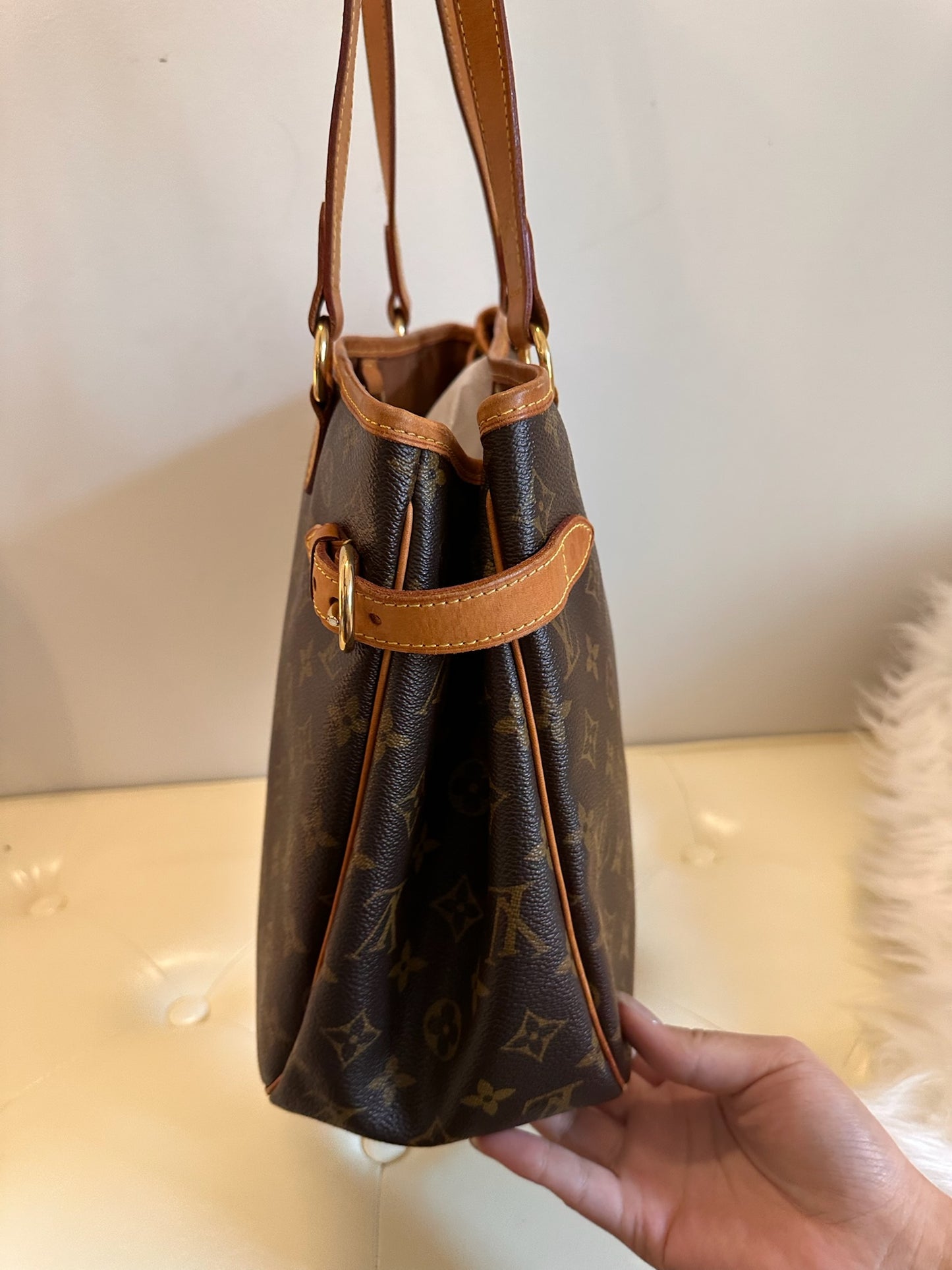 Louis Vuitton 2000s "Heritage Carry" Monogram Canvas Batignolles Horizontal Tote