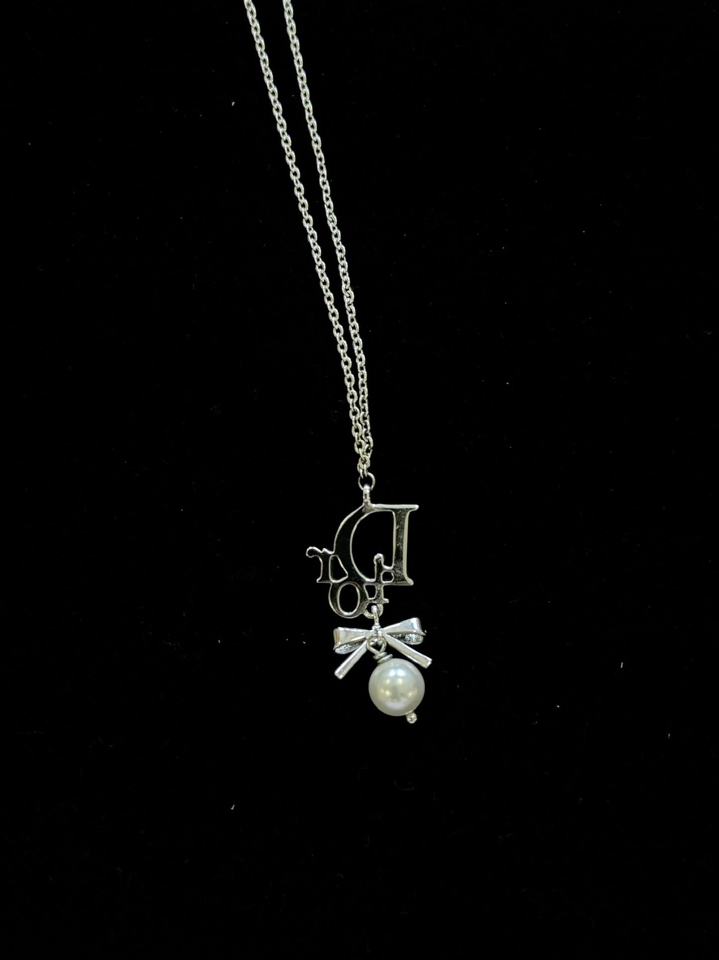 Vintage Dior White Princess Full Diamond Necklace
