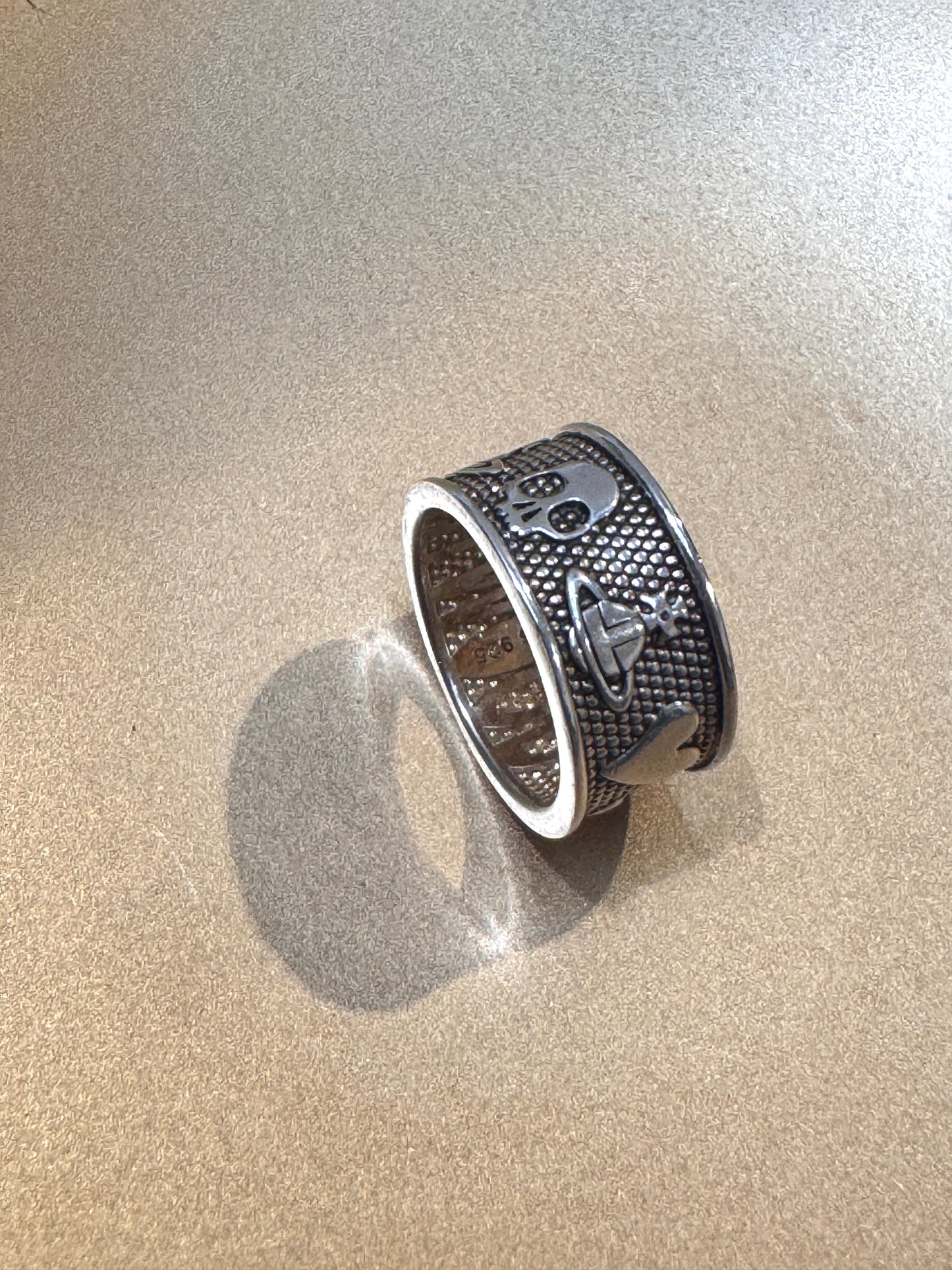Vivienne Westwood Engraved Orb Band Ring