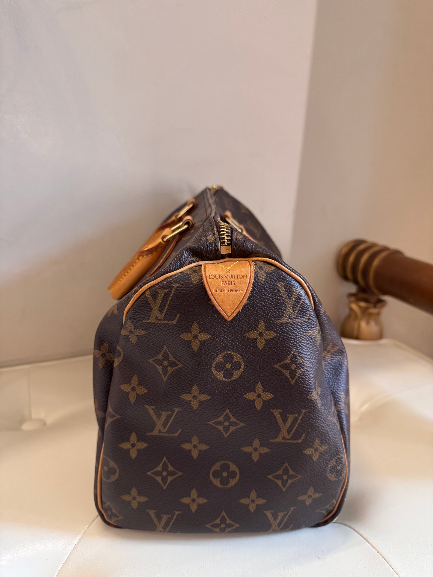 Louis Vuitton Monogram Speedy 35 Handbag