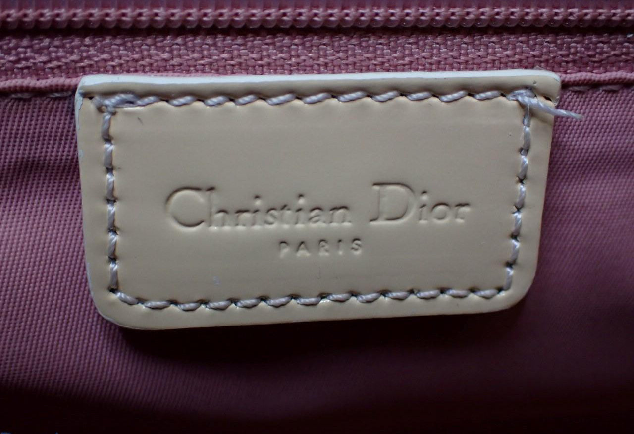 Christian Dior Pink Trotter Floral Saddle Bag