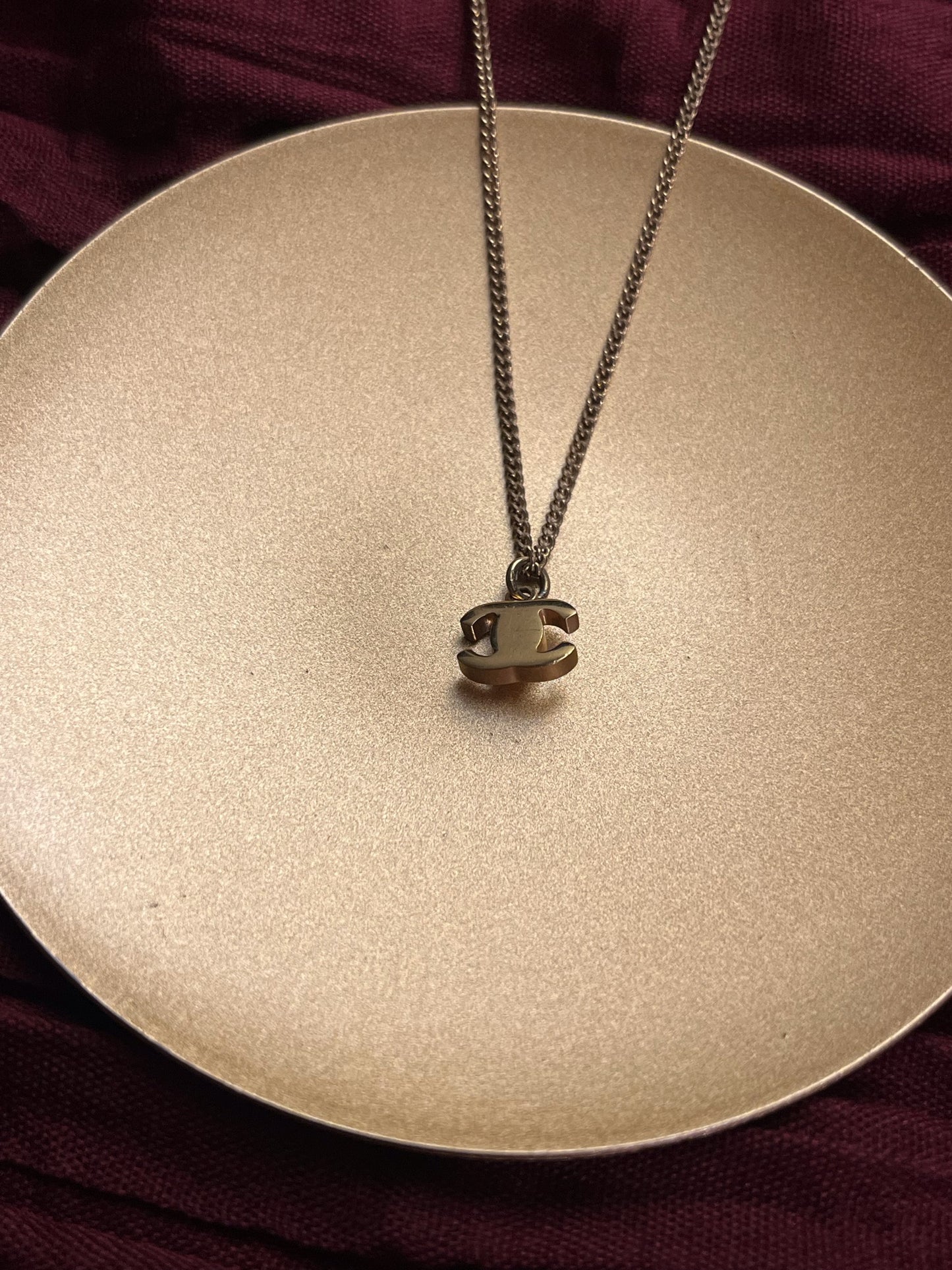 Chanel 2010 Vintage Mini Turnlock Clasp Necklace