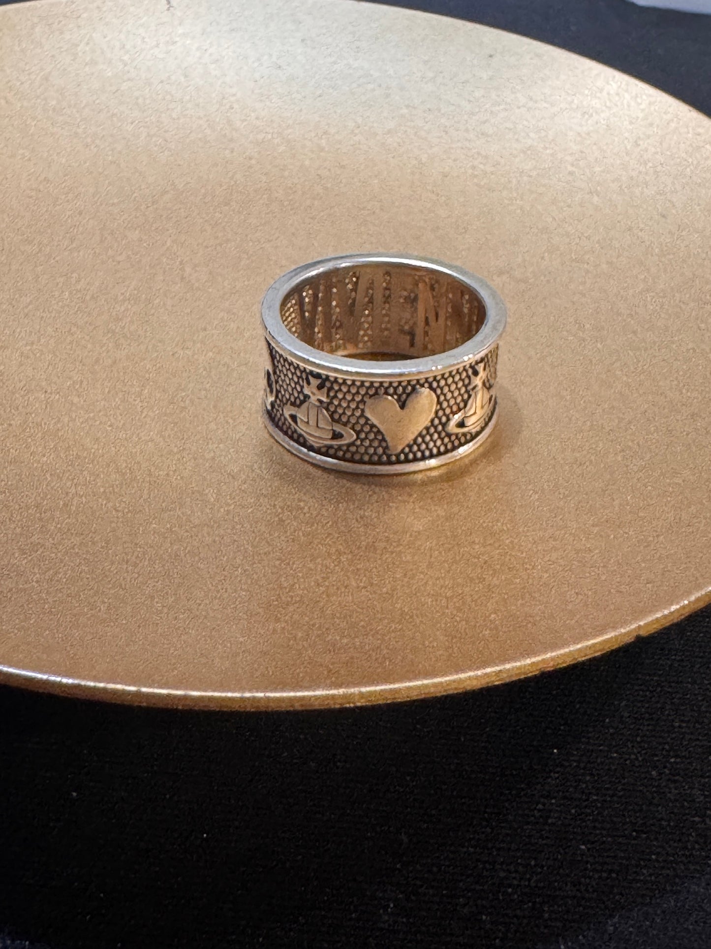 Vivienne Westwood Engraved Orb Band Ring