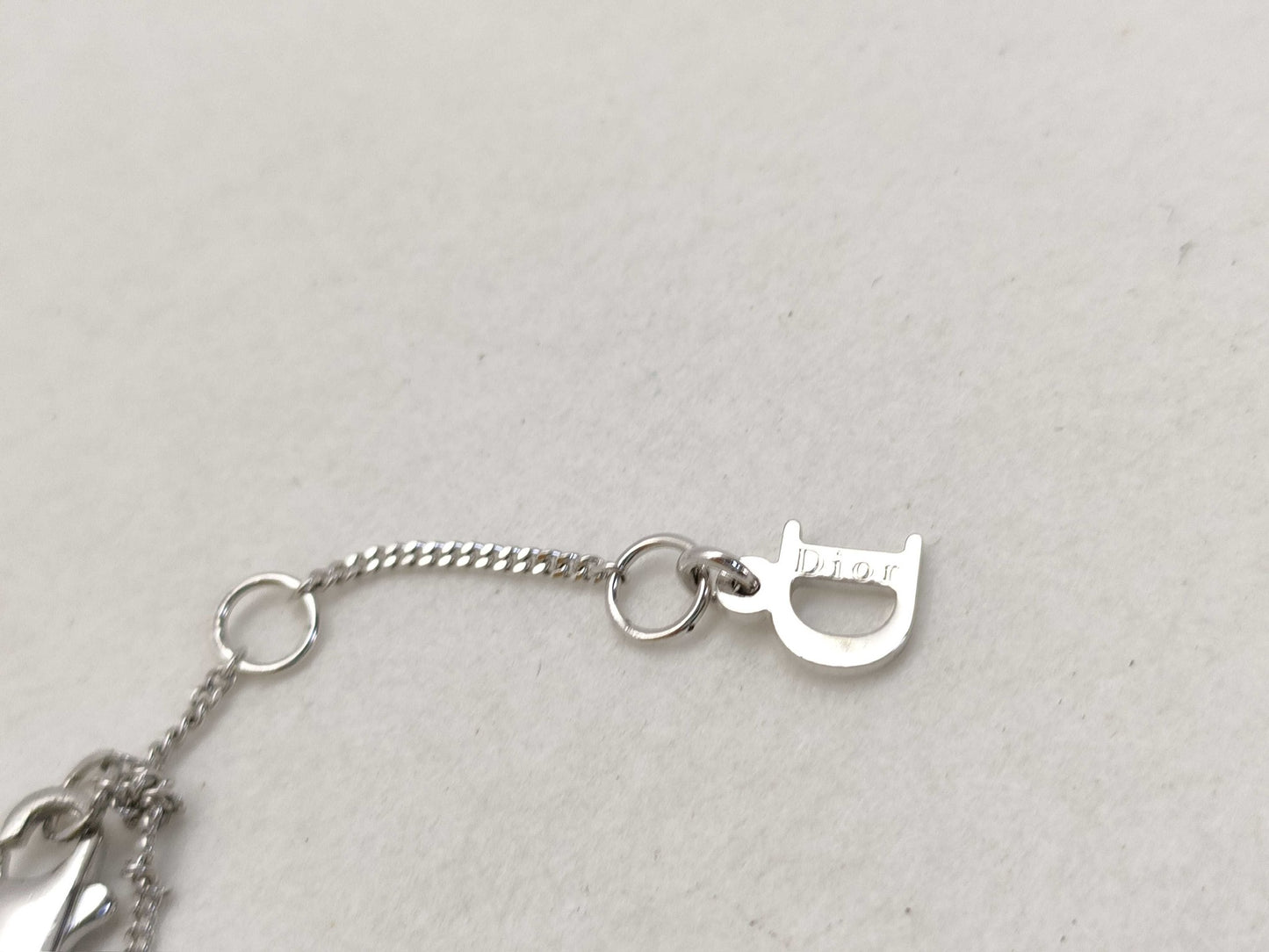 Vintage Dior Silver “Mermaid Teardrop” Crystal Bracelet