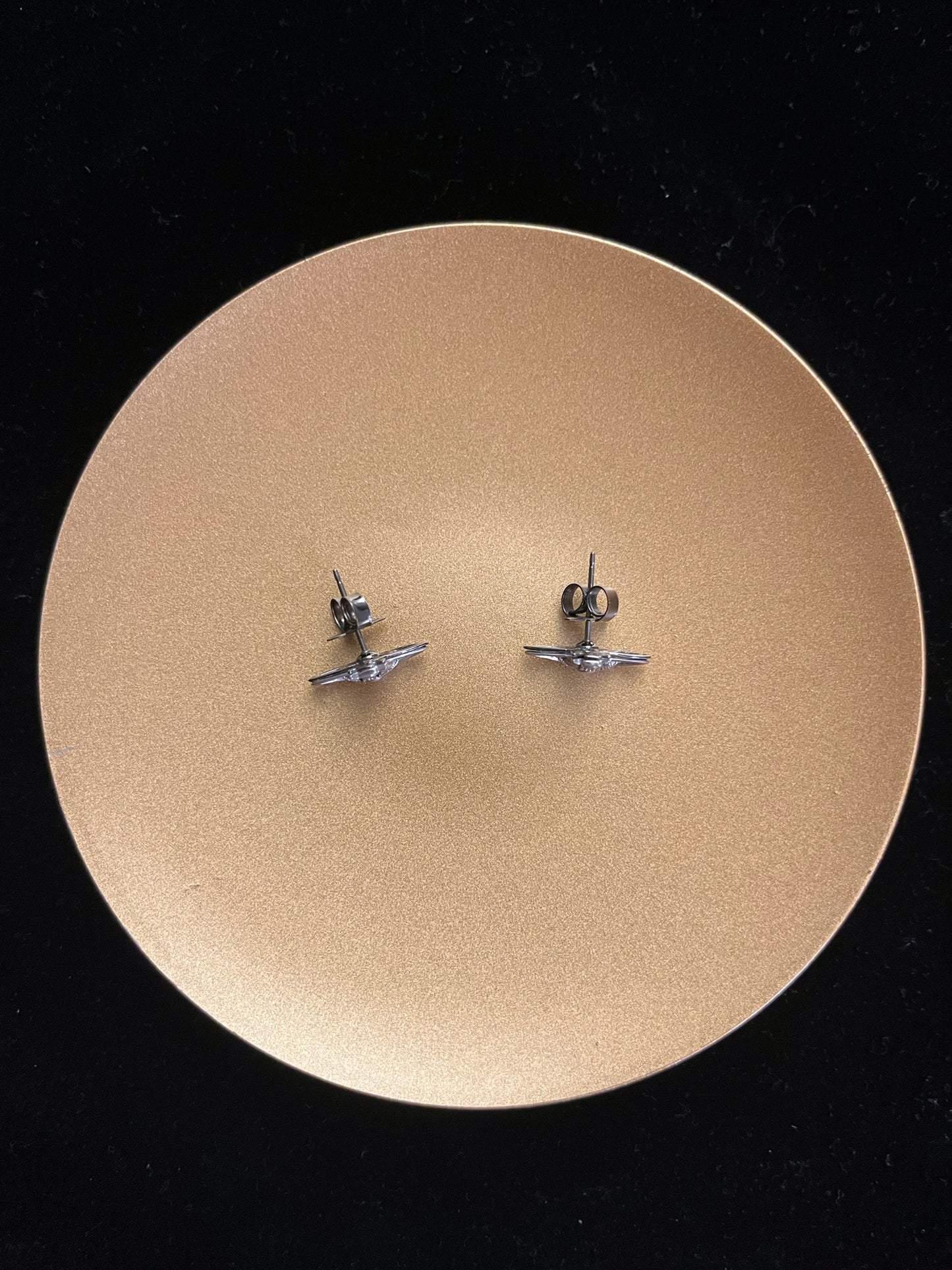 Vintage Vivienne Westwood Silver Orb Stud Earrings