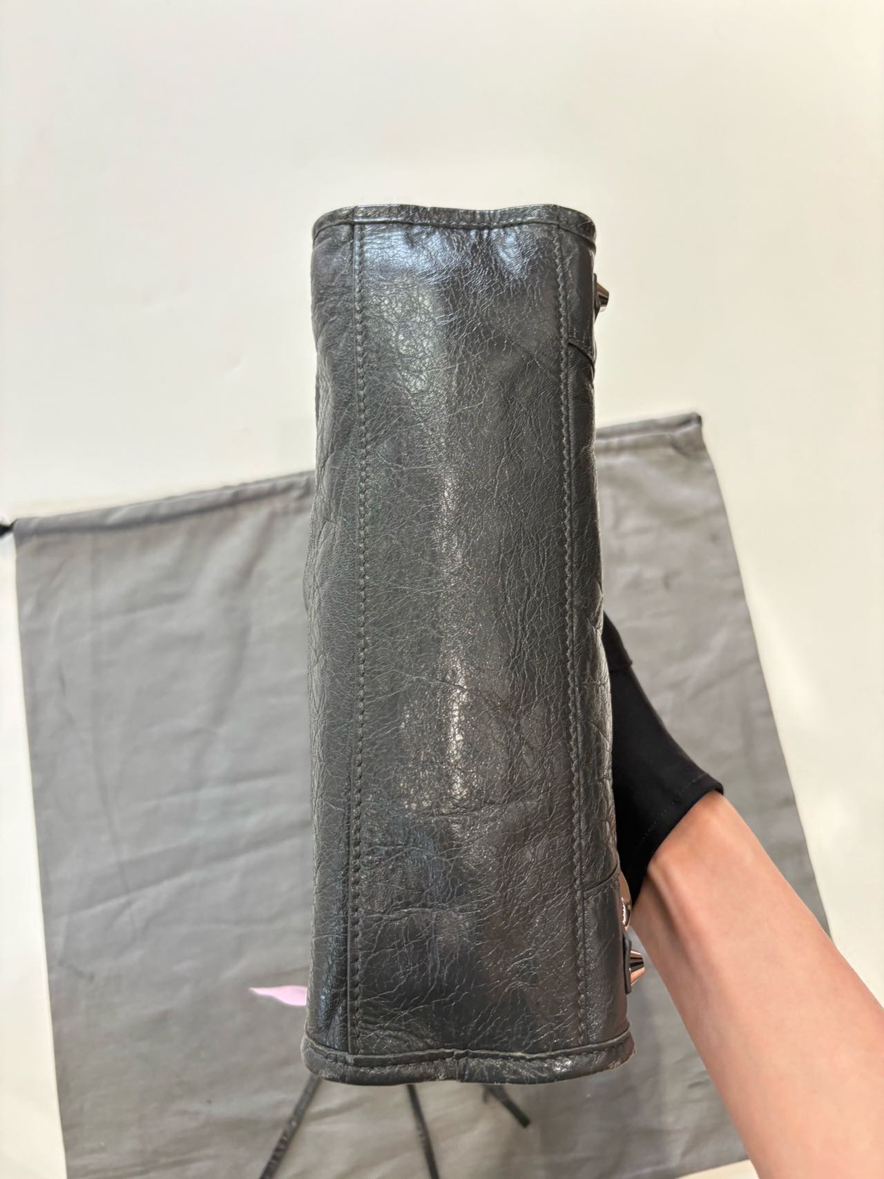 Balenciaga Classic City Mini Bag – Dark Grey