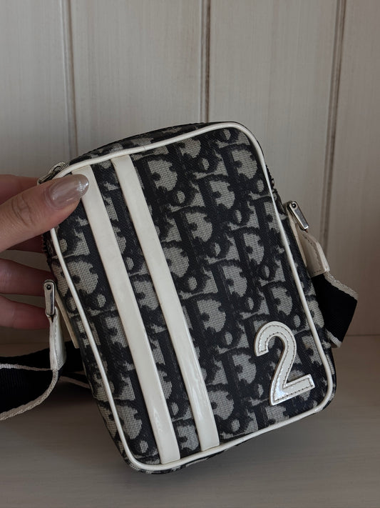 Dior Vintage Monogram Mini Crossbody Bag