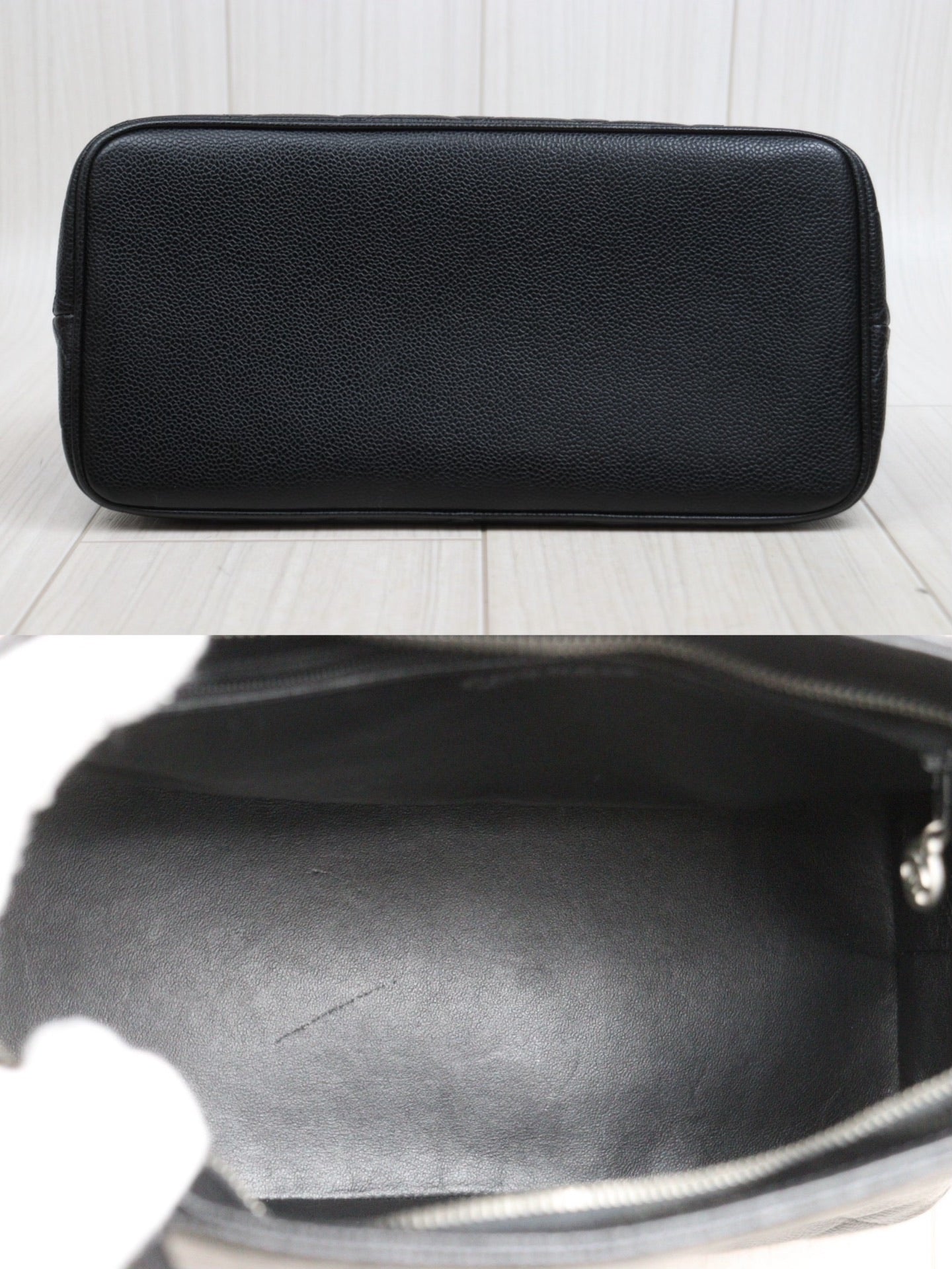 Chanel Black Quilted CC Tote Bag